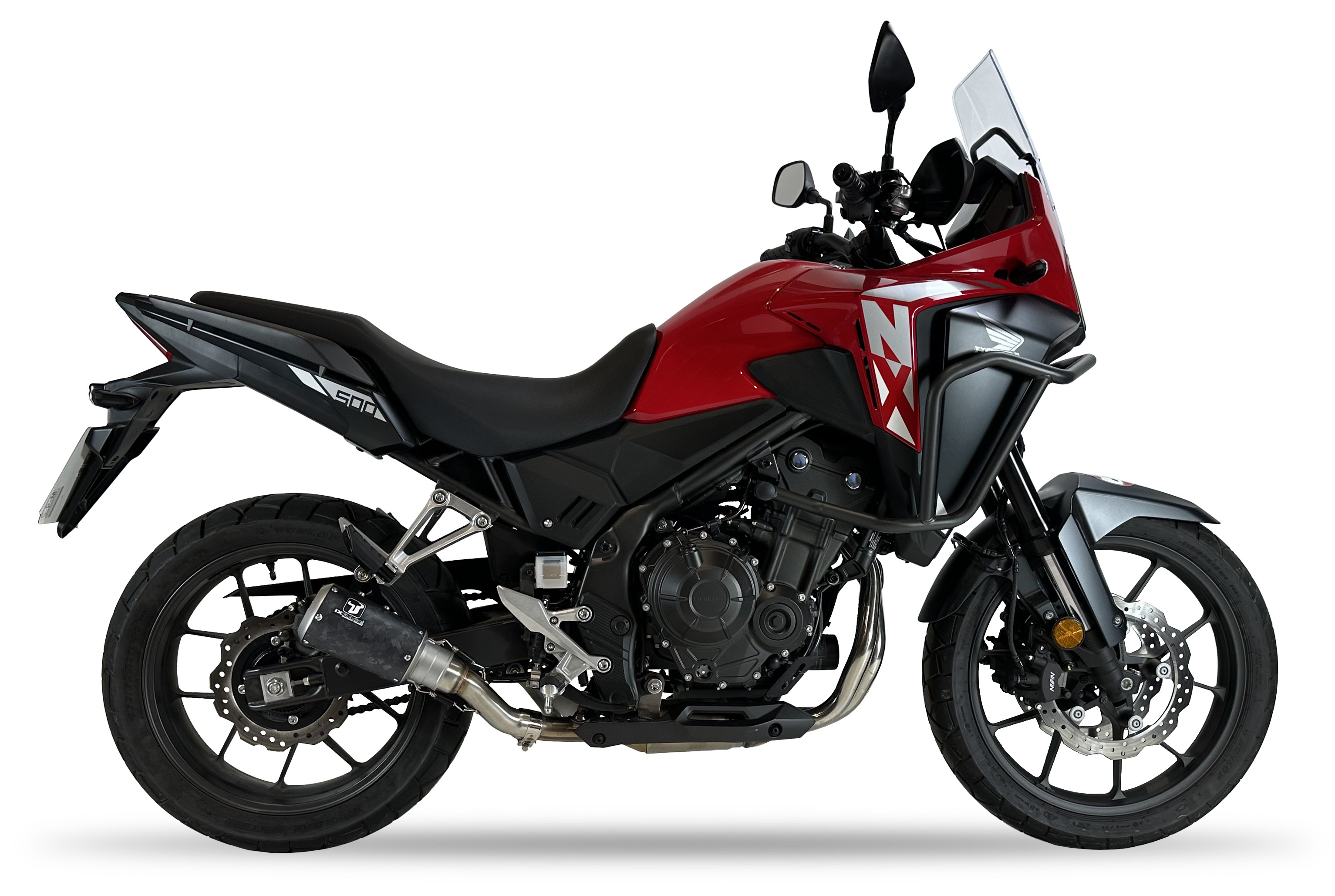 Tłumik IXRACE HONDA NX500 2024 (PC72) typ MK2C MK2 CARBON FORGED (Homologacja)
