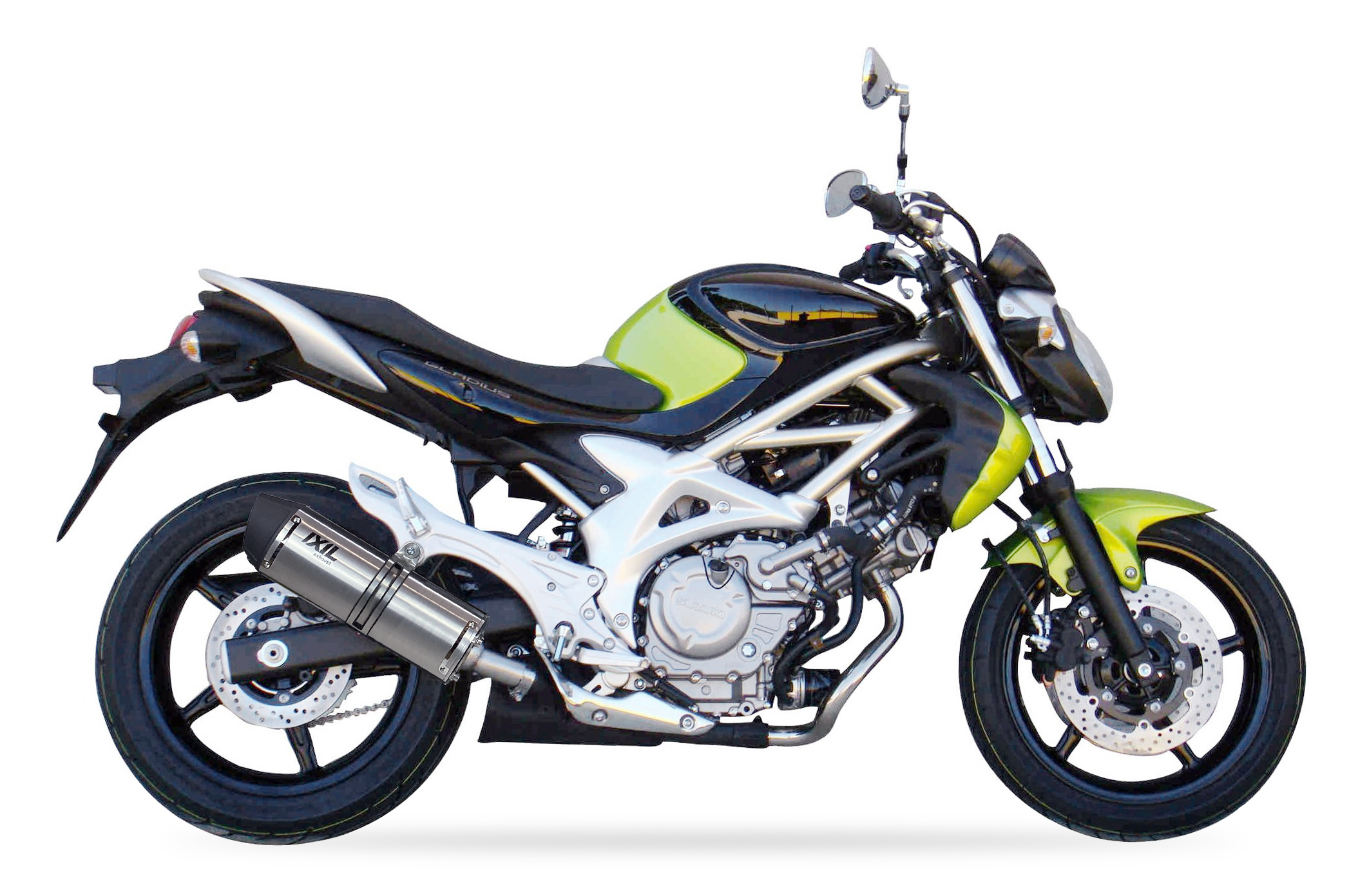 Tłumik IXIL SUZUKI SFV 650 GLADIUS 09-15 (WVCX) typ SOVE (waga: 3000g, długość: 423 mm., materiał: Inox AISI304, kolor: Black pa