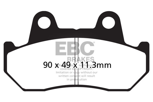 EBC Brakes Klocki hamulcowe EBC FA069/3HH wzmacniane (kpl. na 1 tarcze)