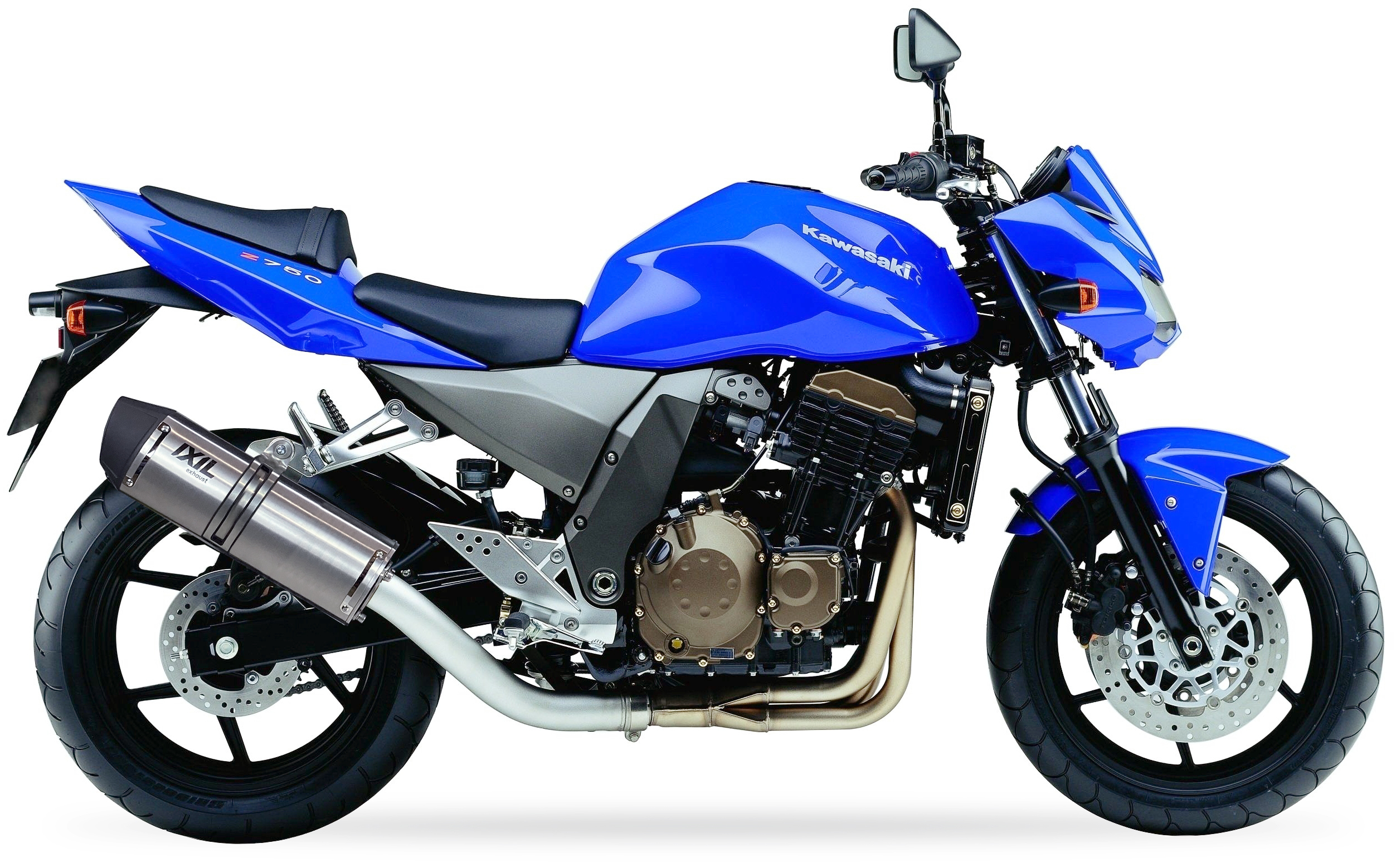 Tłumik IXIL KAWASAKI Z 750 - S 04-06 (ZR750J ZR750K*) typ SOVE (waga: 3000g, długość: 423 mm., materiał: Inox AISI304, kolor: Bl