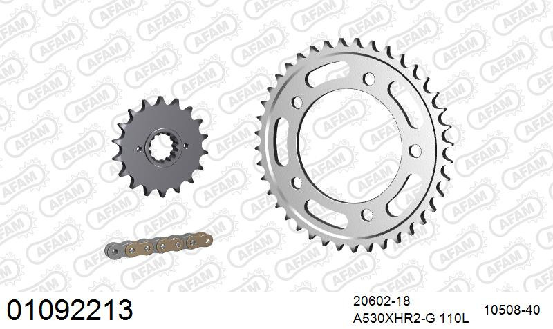 Zestaw napędowy AFAM do HONDA CB 1100 RS ABS H,J,K