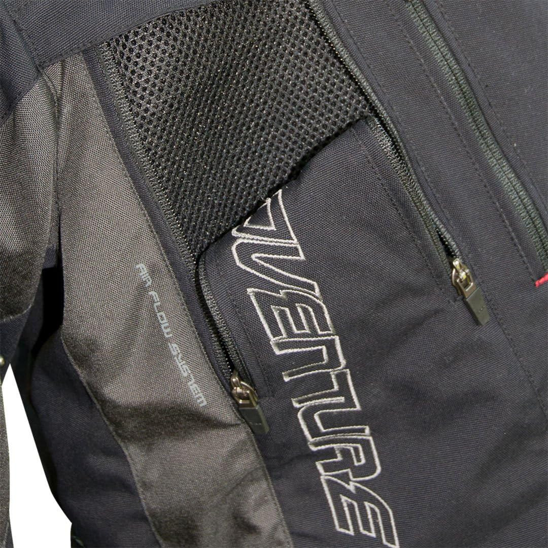 Kurtka motocyklowa BUSE Adventure STX czarno-szara