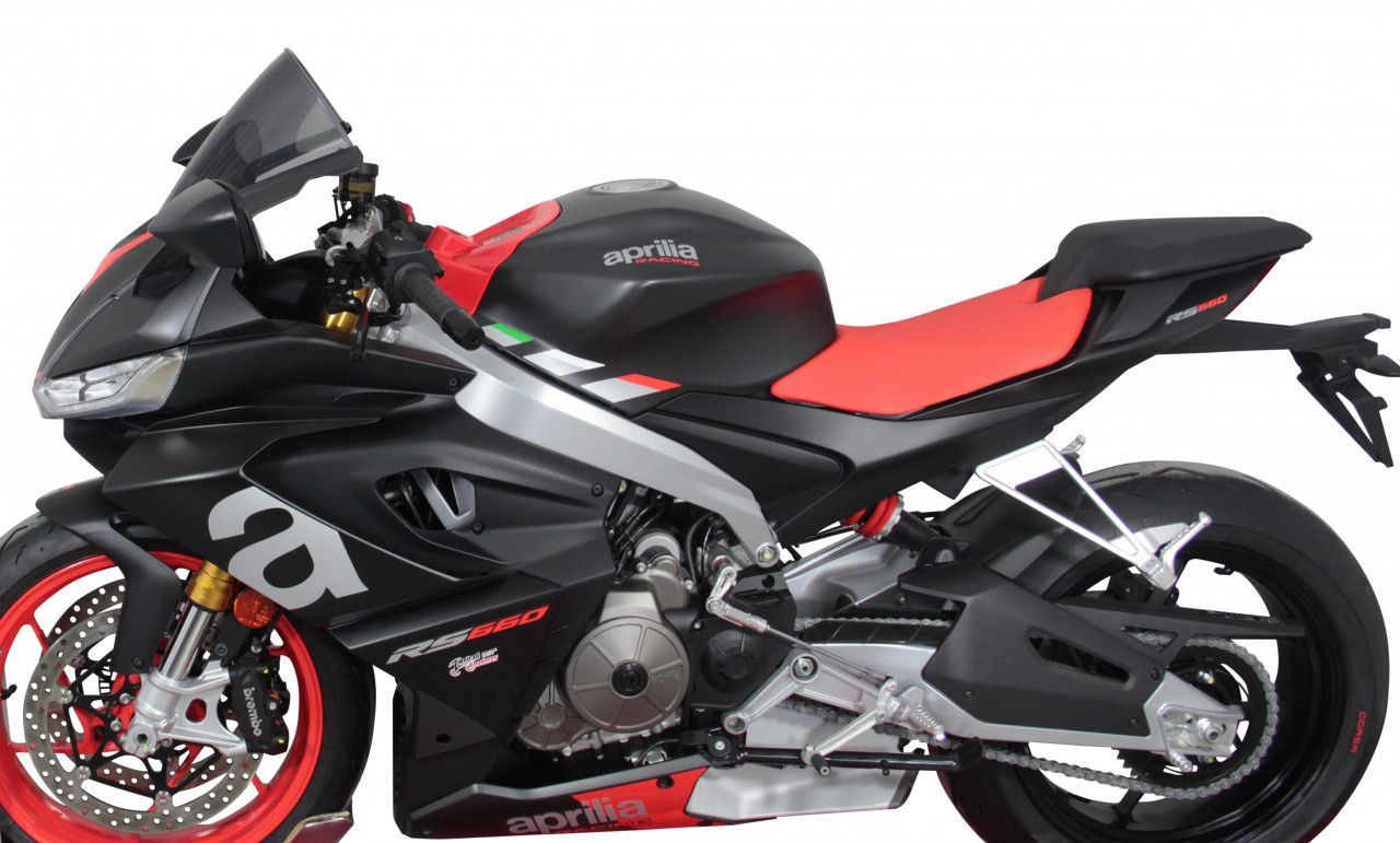 Szyba motocyklowa MRA APRILIA RS 660 2021-, forma R, przyciemniana