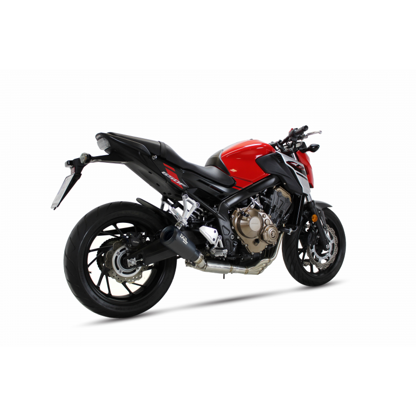 Tłumik IXIL HONDA CBR 650 F 15-18 (RC74 RC96) typ RB (waga: 900g, długość: 230 mm., materiał: Inox AISI304, kolor: Black painted