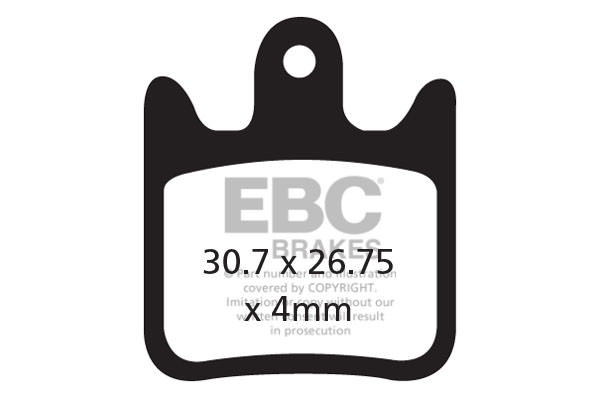CFA487HH - Klocki hamulcowe rowerowe (spiekane) EBC Brakes
