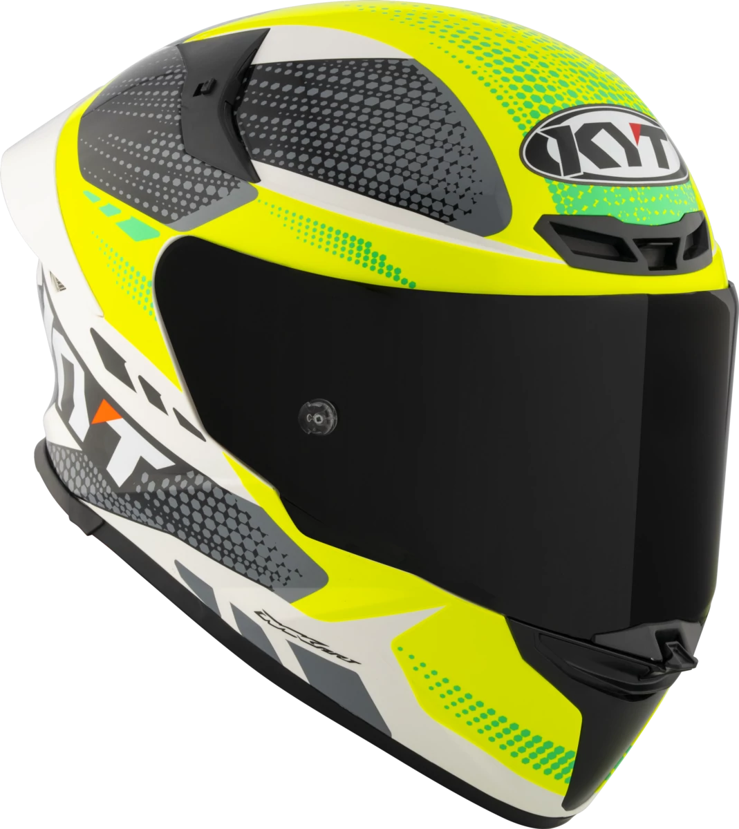 Kask motocyklowy KYT TT-REVO GEAR Czarny/Żółty