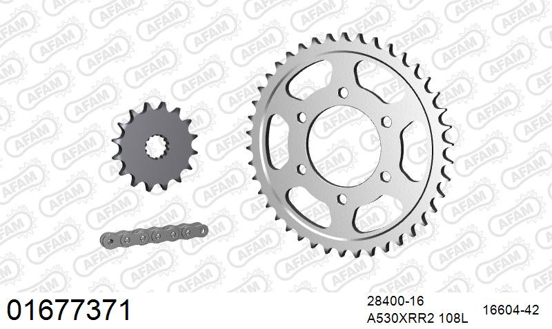Zestaw napędowy AFAM do KAWASAKI ZXR 750 R K2