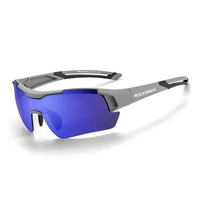 Okulary rowerowe / sportowe z polaryzacją ROCKBROS UV400 (10117) szare