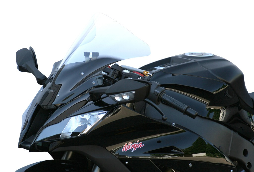 Szyba motocyklowa MRA KAWASAKI ZX 10 R ZXT00J 2011-2015, forma R, przyciemniana