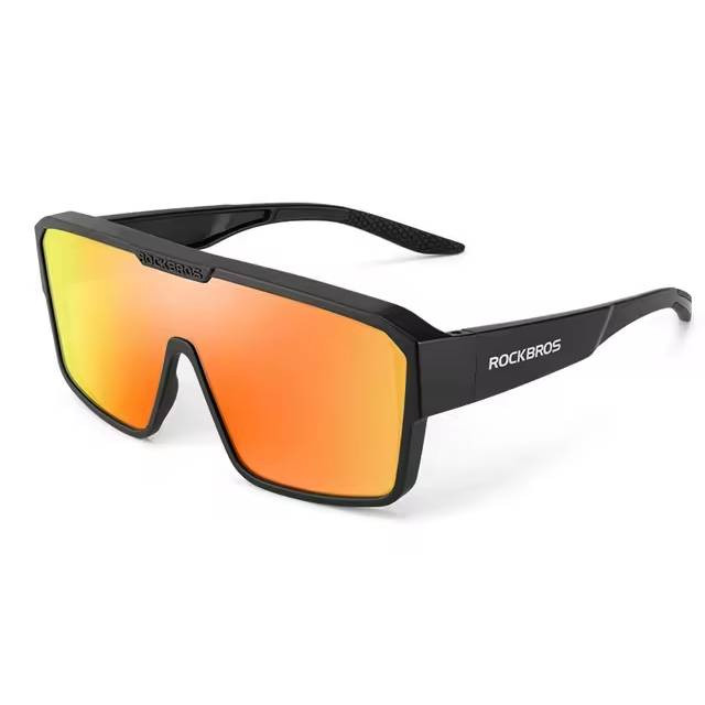 Okulary rowerowe / sportowe z polaryzacją ROCKBROS UV400 (14130018003) czerwona soczewka