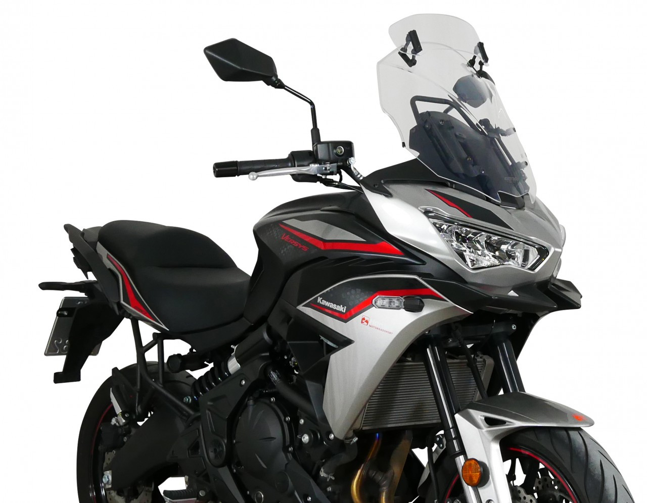 Szyba motocyklowa MRA KAWASAKI VERSYS 650 2022-, forma VTM, bezbarwna