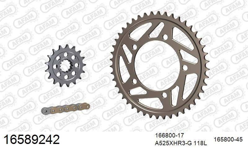 Zestaw napędowy AFAM do BMW S 1000 RR, S 1000 RR Kit config 1
