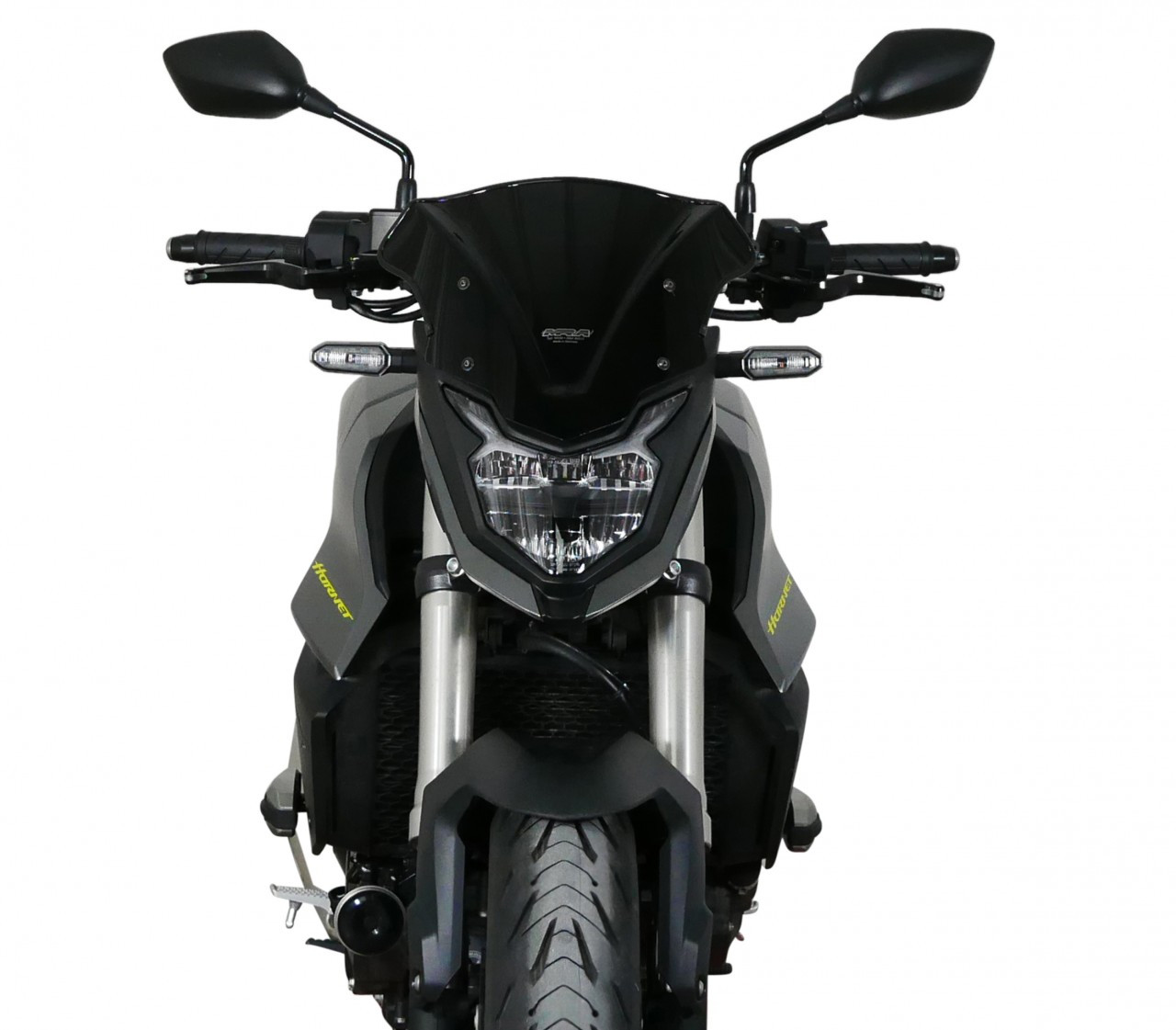 Szyba motocyklowa MRA HONDA CB 750 HORNET 2023-2024, forma NSPM, czarna