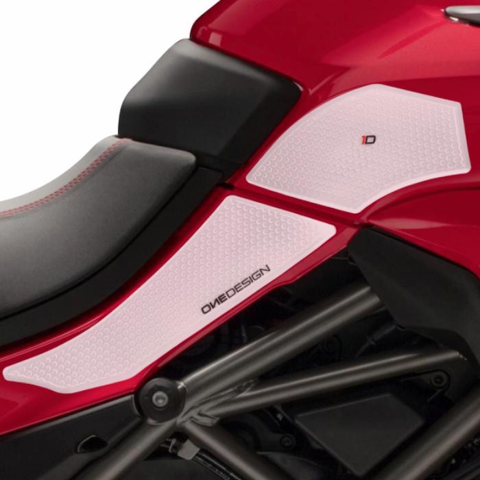 ONEDESIGN Grip Boczny HDR MULTISTRADA: 1200 15-18 / 1260 17-20 V2/V2S 21-24 DUCATI transparentny