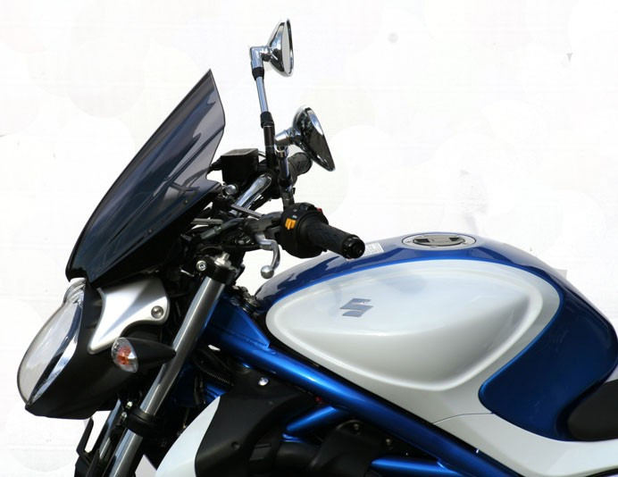 Uniwersalna szyba do motocykli bez owiewek MRA, forma RNB, przyciemniana