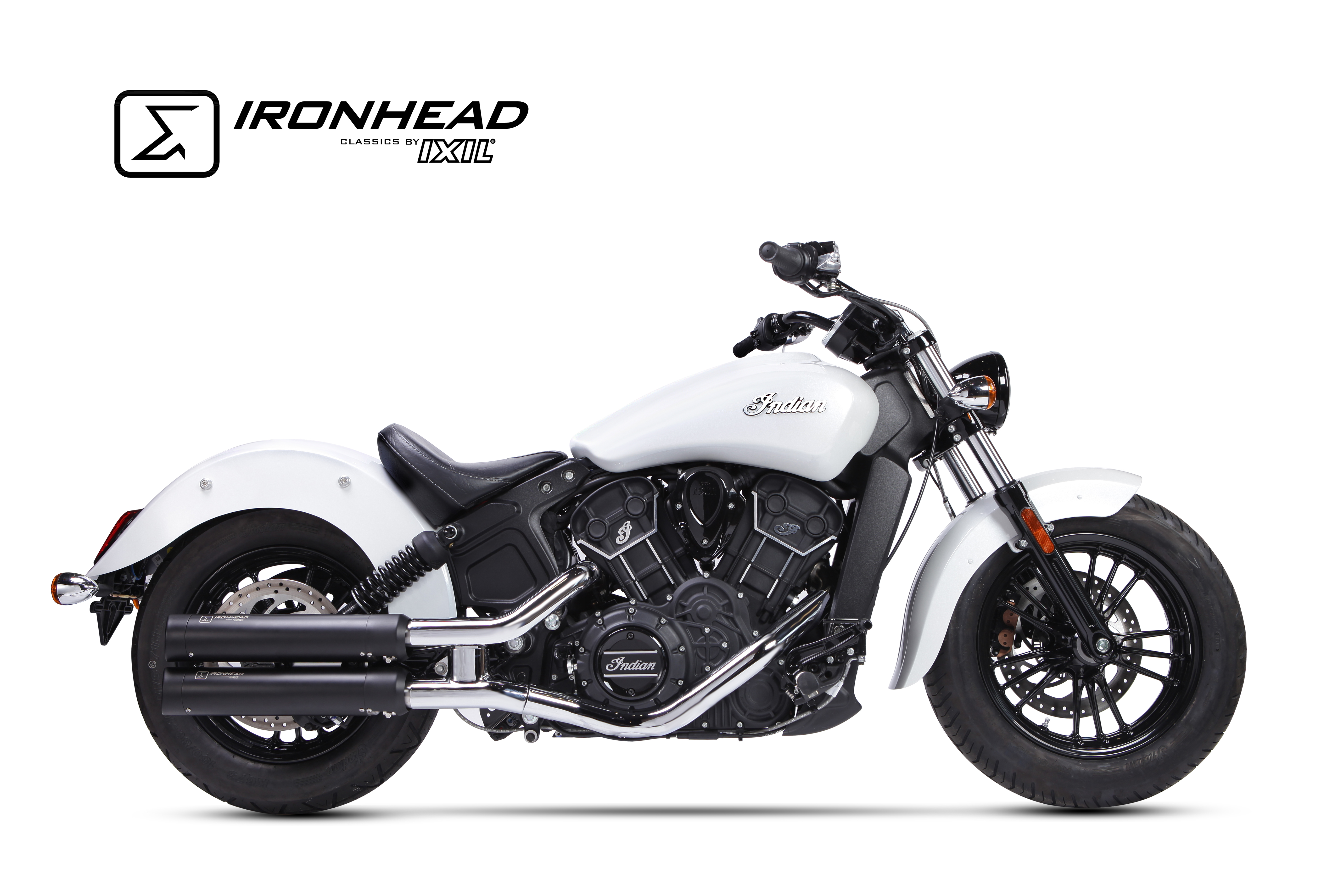 Tłumik dolny IXIL INDIAN SCOUT BOBBER 15-21 typ HC1-2B (waga: 2800g, długość: 470 mm.) S