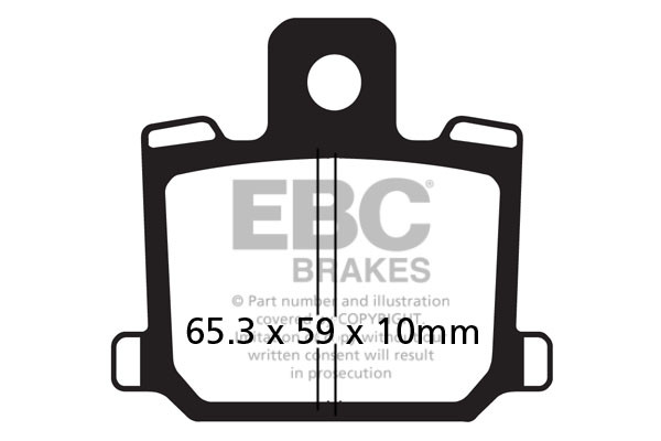 EBC Brakes Klocki hamulcowe EBC FA064 (kpl. na 1 tarcze)
