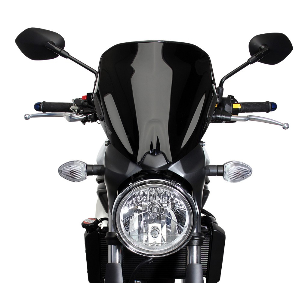 Szyba motocyklowa MRA SUZUKI SV 650 WCX0 / WCX1 2016-, forma NSN, przyciemniana