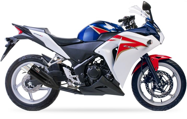 Tłumik IXIL HONDA CBR 250 R 11-14 typ L3XB (waga: 3000g, długość: 370 mm., materiał: Inox AISI304, kolor: Anodized aluminum) SLI