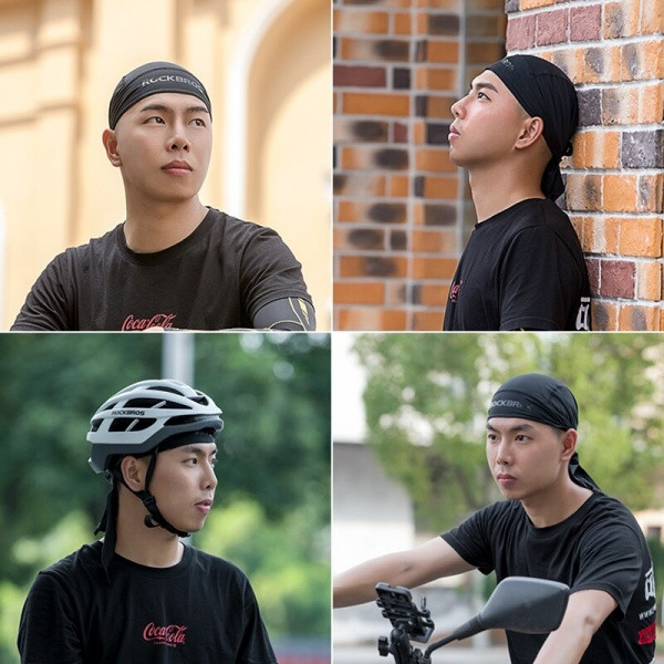 Czapka, bandana rowerowa ROCKBROS (LKPJ009BK) czarna