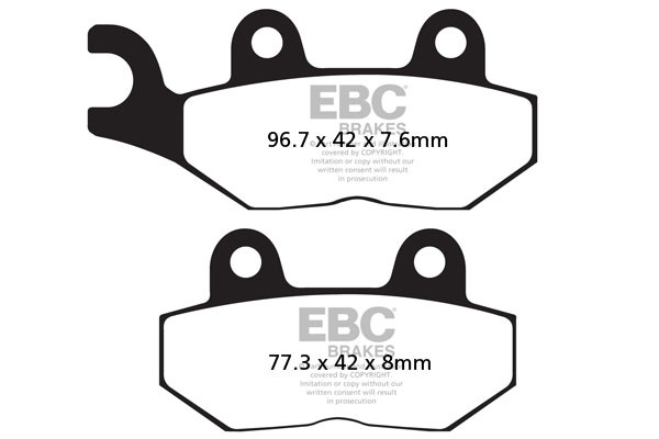 EBC Brakes Klocki hamulcowe EBC FA214HH wzmacniane (kpl. na 1 tarcze)