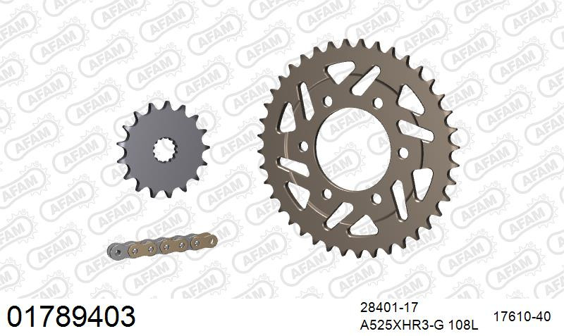 Zestaw napędowy AFAM do KAWASAKI Ninja ZX 10 R 6,7