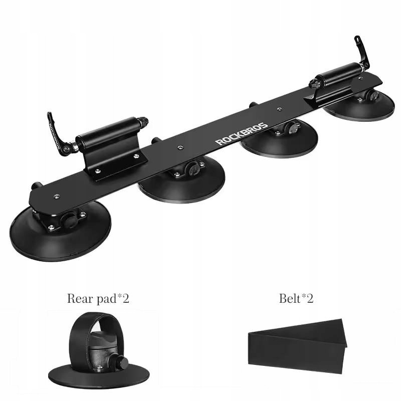 ROCKBROS bagażnik rowerowy na przyssawki dachowy (XP1002BK)