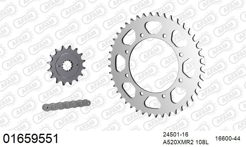 Zestaw napędowy AFAM do KAWASAKI KLE 500 A1,A2,A3,A4,A5