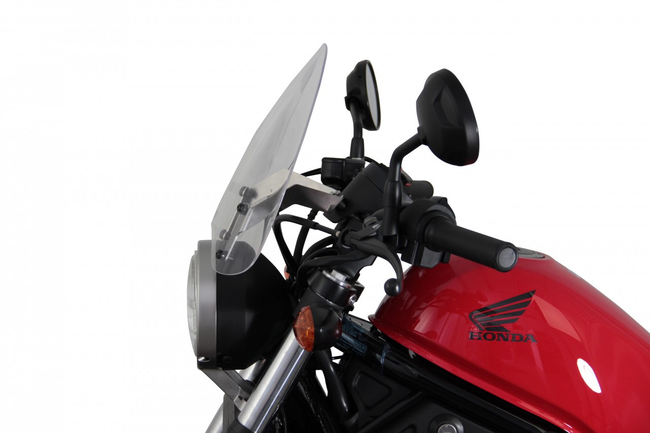 Szyba motocyklowa MRA HONDA CMX 500 REBEL 2017-2019, forma NTM, bezbarwna