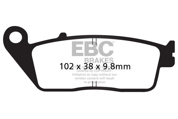 EBC Brakes Klocki hamulcowe EBC SFA196HH skuterowe (kpl. na 1 tarcze)