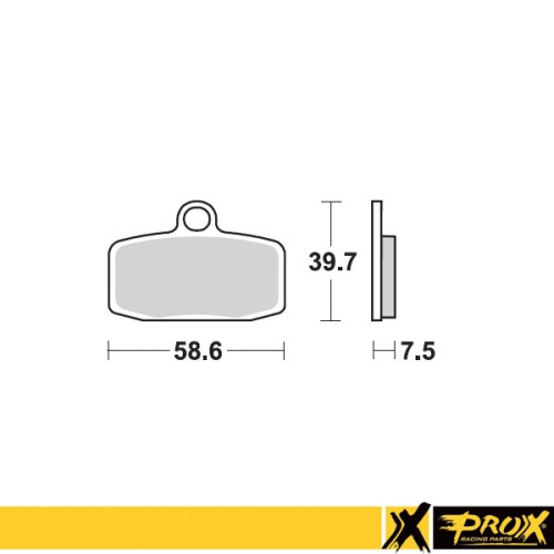 ProX Klocki Hamulcowe Przednie KTM85SX '12-20 + Freeride 350 '12-17 (odpowiednik EBC FA612) - BOX 10 szt