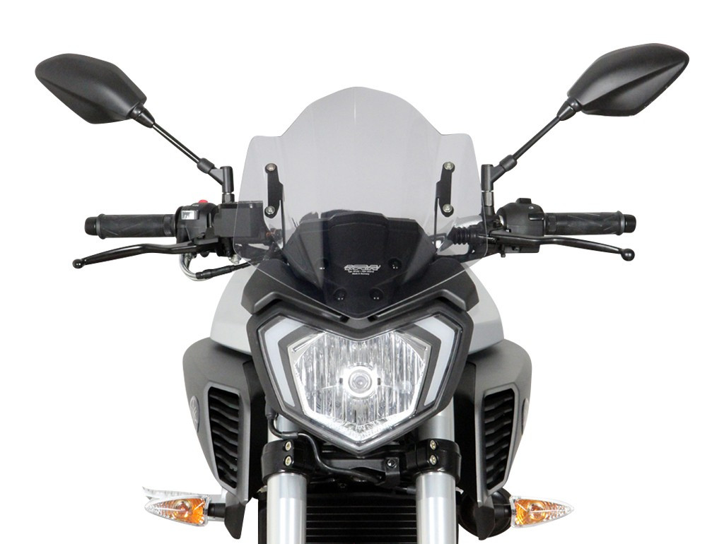 Szyba motocyklowa MRA YAMAHA MT-125 RE 11 2015-2019, forma NRM, bezbarwna