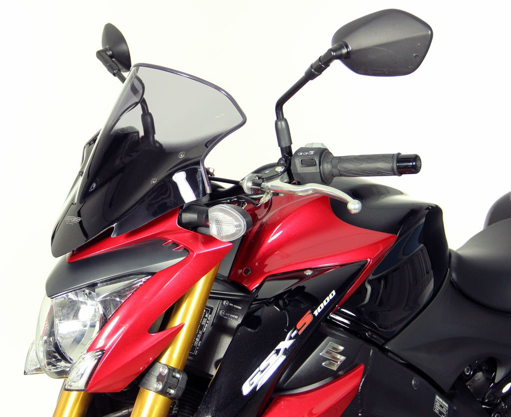 Szyba motocyklowa MRA SUZUKI GSX-S 1000 DG 2014-2020, forma NRM, bezbarwna