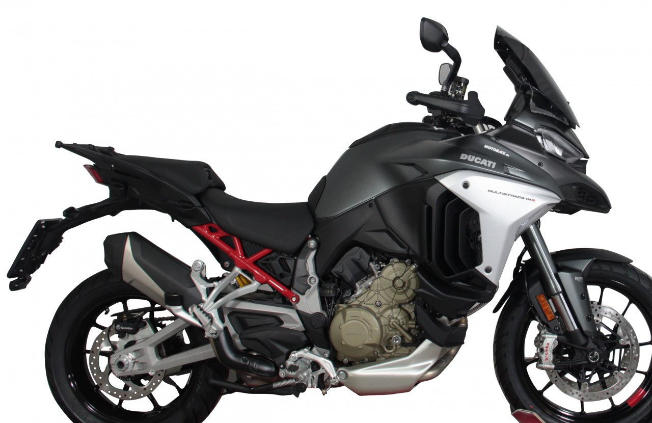 Szyba motocyklowa MRA DUCATI MULTISTRADA V4 / PIKES PEAK 2021-2024, forma TM, czarna