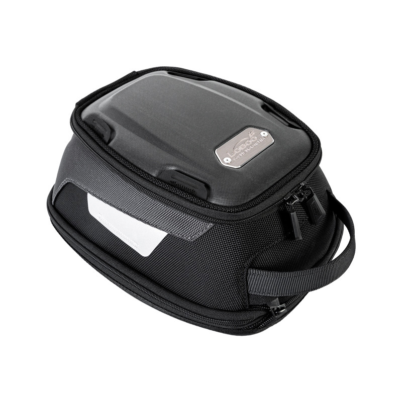 LOBOO Tank Bag Easy 4,5-6,5L, z funkcją szybkiego demontażu z kotwy magnetycznej Easy, regulacja montażu 110mm, czarny/szary