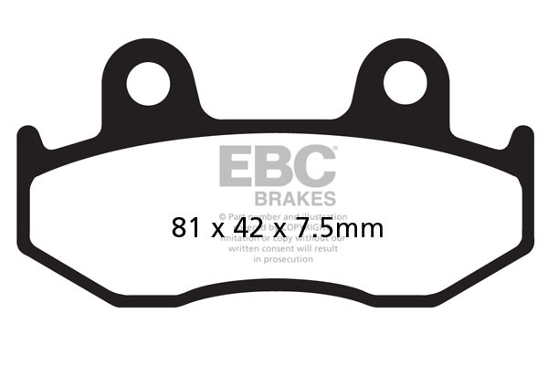 EBC Brakes Klocki hamulcowe EBC FA092TT (kpl. na 1 tarcze)