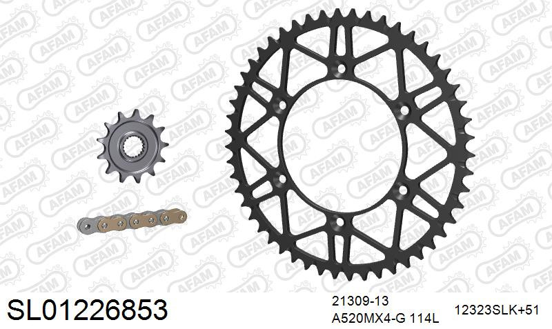 Zestaw napędowy AFAM do YAMAHA YZ 250 F Y,Z,A,B,D