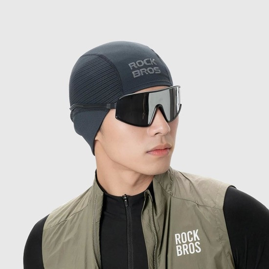 Czapka pod kask, do biegania, na rower, sportowa termoaktywna 18250015001 ROCKBROS