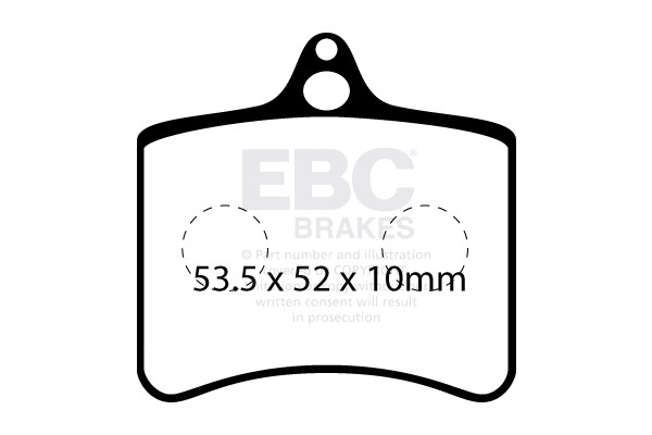 EBC Brakes EBC Klocki kartingowe FA563S (1 kpl. na tarczę)