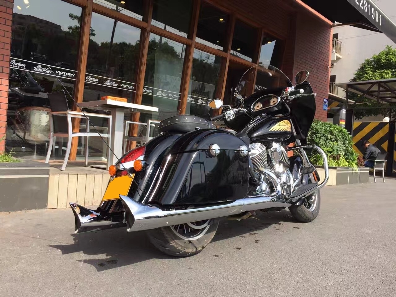 IRONHEAD END CAPS typ CAP (długość: Ø 112 mm., materiał: Inox AISI304, kolor: Bright chrome) FISHTAIL END CAP (CHROME)
