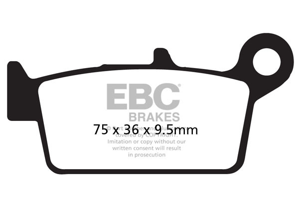 EBC Brakes Klocki hamulcowe EBC SFA131/3 skuterowe (kpl. na 1 tarcze)