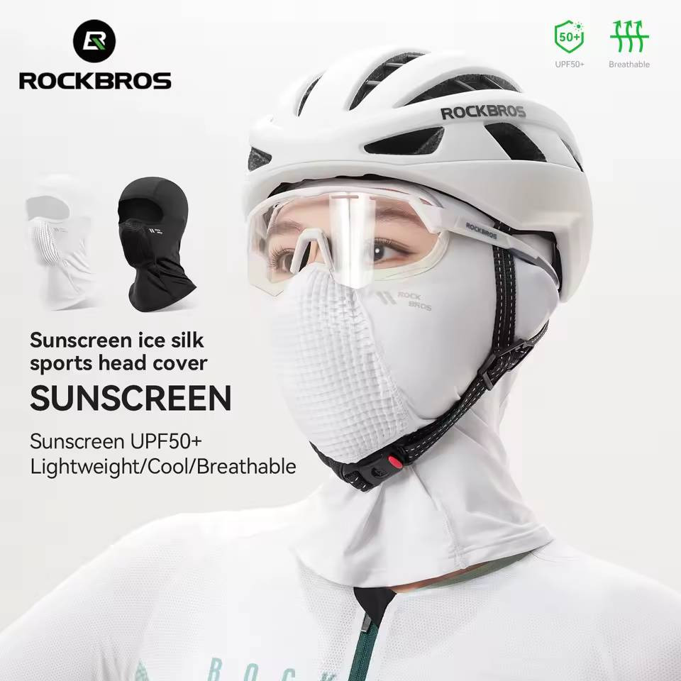 Kominiarka rowerowa motocyklowa/ rowerowa biała (13250013) ROCKBROS