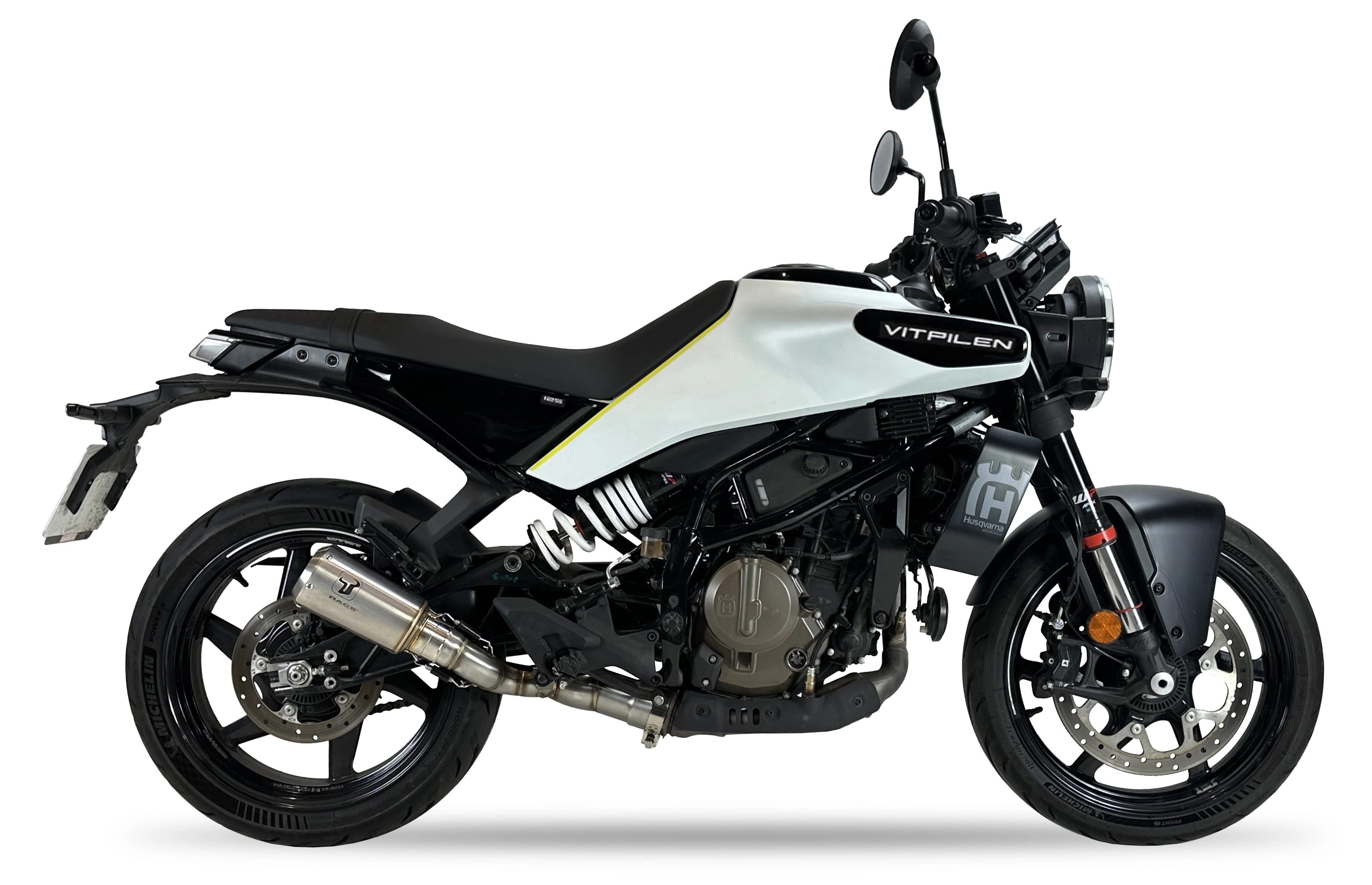 IXRACE Tłumik HUSQVARNA SVARTPILEN 125 24-25 (IS HQV) typ MK2 MK2 SERIES INOX (Homologacja)