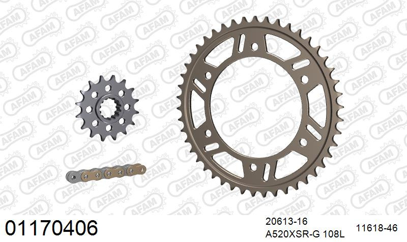 Zestaw napędowy AFAM do HONDA CBR 600 FS 1,2