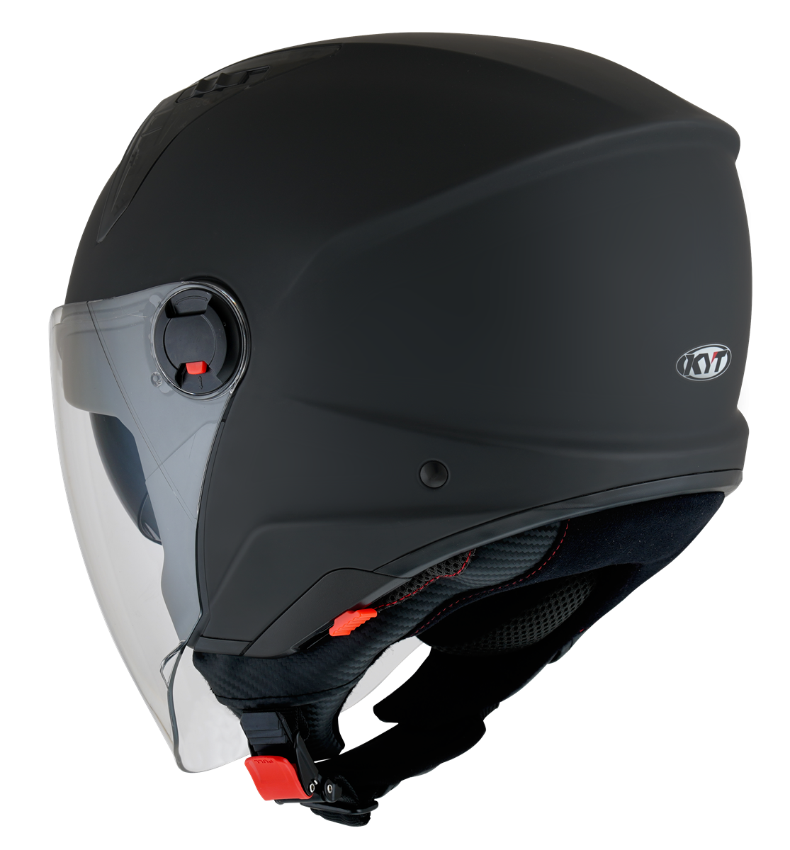 Kask Motocyklowy KYT D-CITY połysk matowy czarny ECE/ONU 22-06