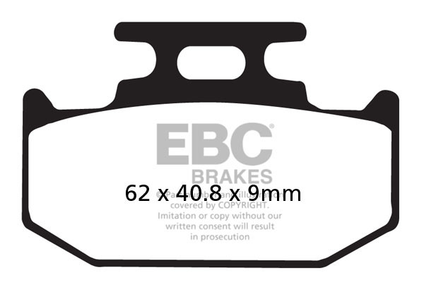 Klocki hamulcowe EBC FA152TT (kpl. na 1 tarcze)
