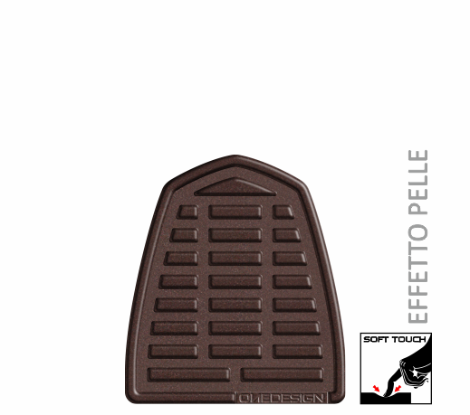 ONEDESIGN Tankpad "Soft Touch" leather style brown