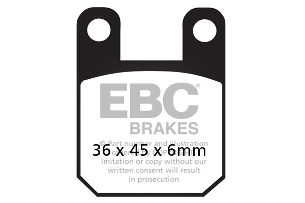 EBC Brakes Klocki hamulcowe EBC SFA115HH skuterowe (kpl. na 1 tarcze)