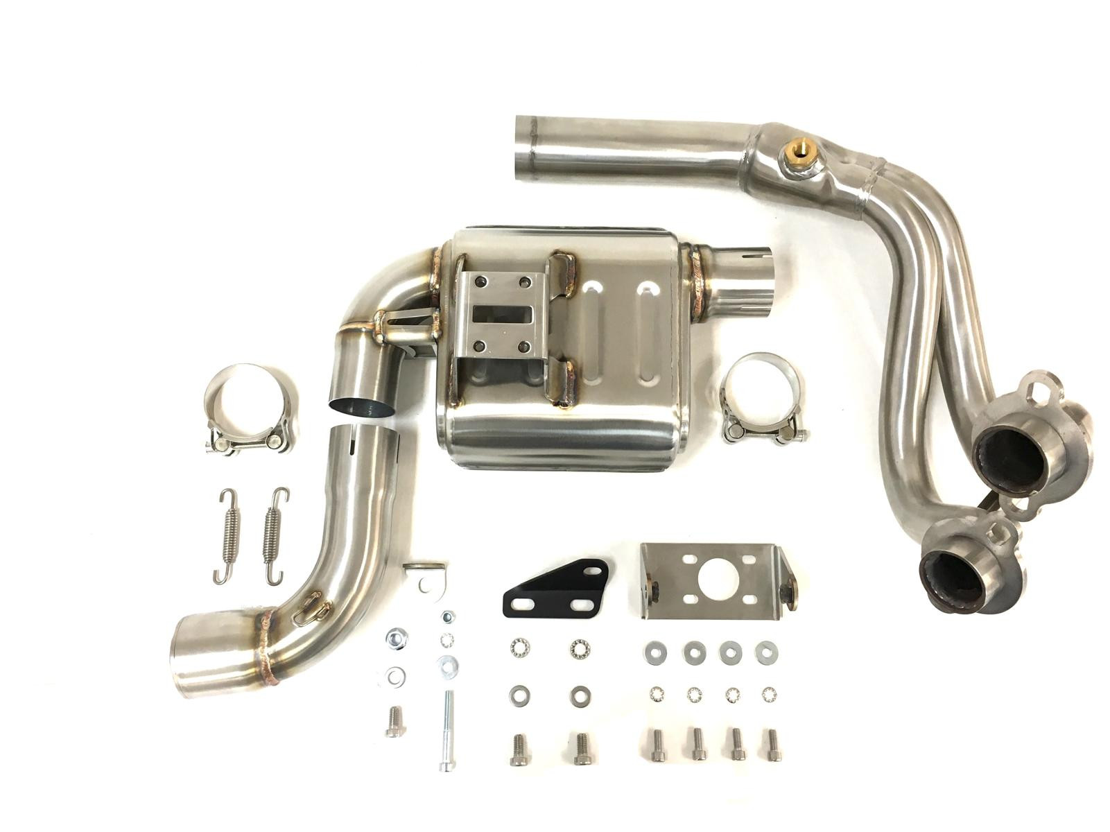 Tłumik IXRACE KAWASAKI VERSYS 650 15-22 (LE650E LE650F) FULL SYSTEM typ MK2 MK2 SERIES INOX (Homologacja)