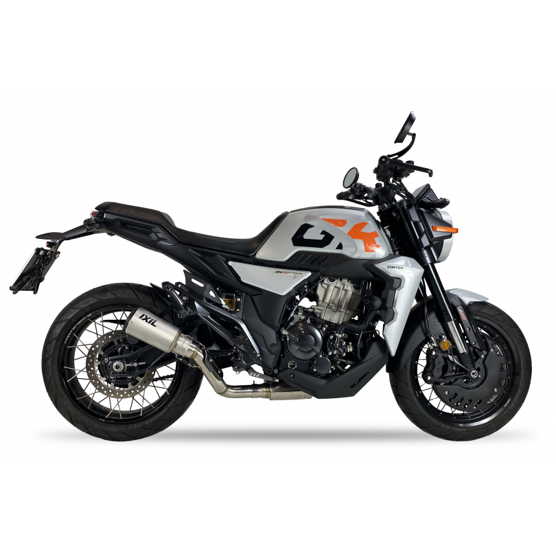 Tłumik IXIL ZONTES X350 2023 typ RC (waga: 800g, długość: 230 mm., materiał: Inox AISI304, kolor: Bright resin) FULL SYSTEM - RA